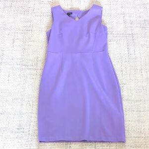 Talbot's NWOT lavender v-neck sheath dress